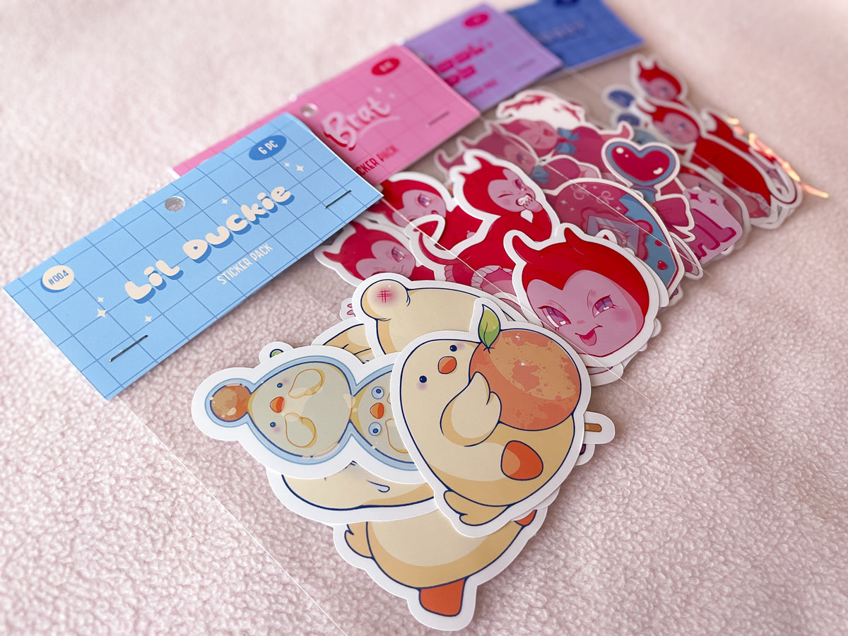 'Lil Duckie' Sticker Pack