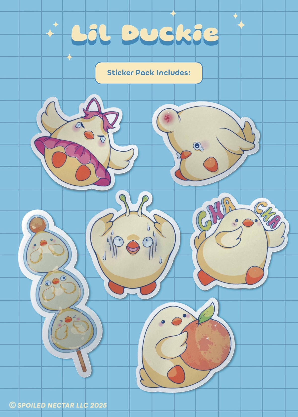 'Lil Duckie' Sticker Pack