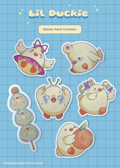 'Lil Duckie' Sticker Pack